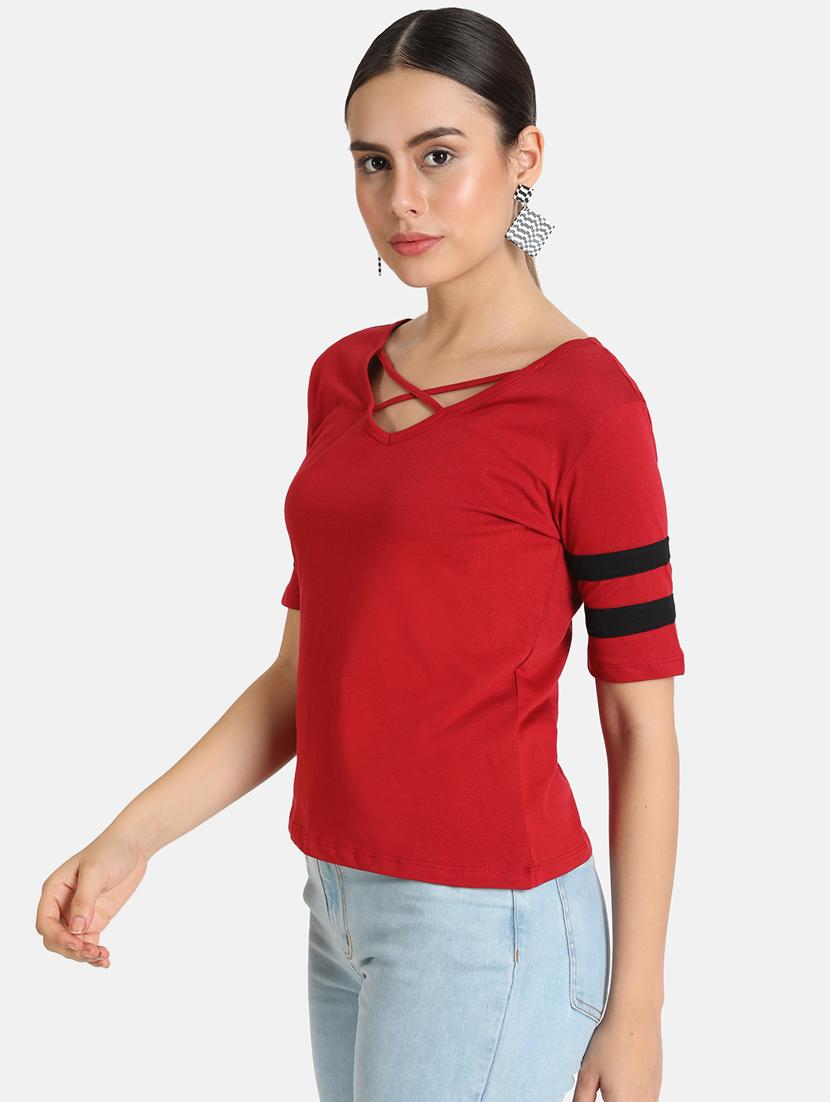 round neck solid tee - 16606067 - Zoom Image - 2