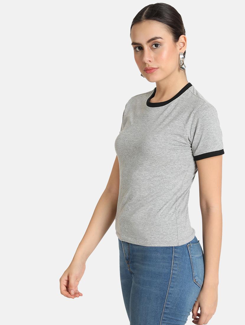 crew neck solid tee - 16606070 - Zoom Image - 2