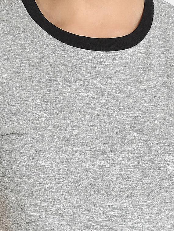 crew neck solid tee - 16606070 - Zoom Image - 5