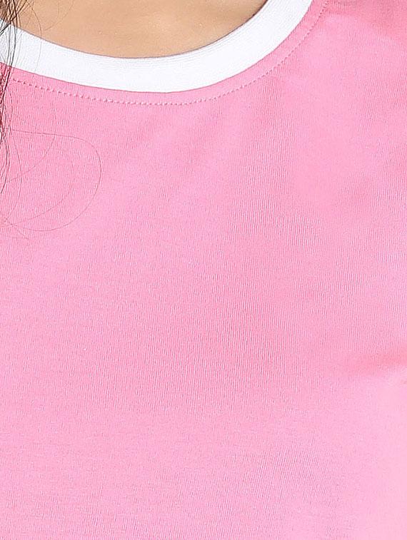 round neck solid tee - 16606075 - Zoom Image - 5