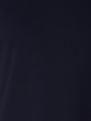 navy blue solid t-shirt - 16608354 - Standard Image - 5