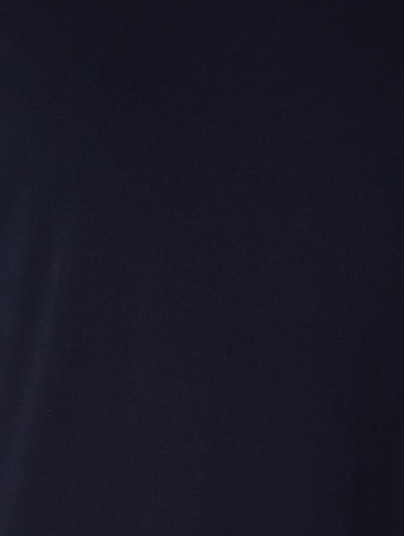 navy blue solid t-shirt - 16608354 - Zoom Image - 5