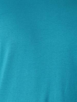 blue solid t-shirt - 16608355 - Standard Image - 5