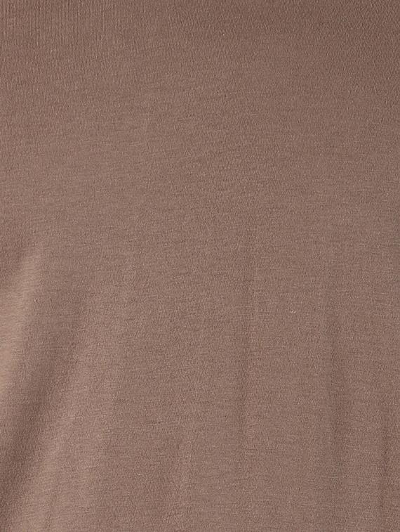 brown solid t-shirt - 16608370 - Zoom Image - 5