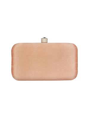 pink faux silk box clutch - 16608495 - Standard Image - 2
