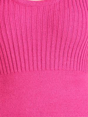 round neck solid bodycon dress - 16608687 - Standard Image - 5
