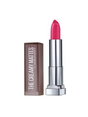 maybelline new york color sensational creamy matte lipstick, 630 flaming fuchsia - 16610175 - Standard Image - 2