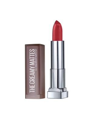 maybelline new york color sensational creamy matte lipstick, 647 dare to be red - 16610189 - Standard Image - 2