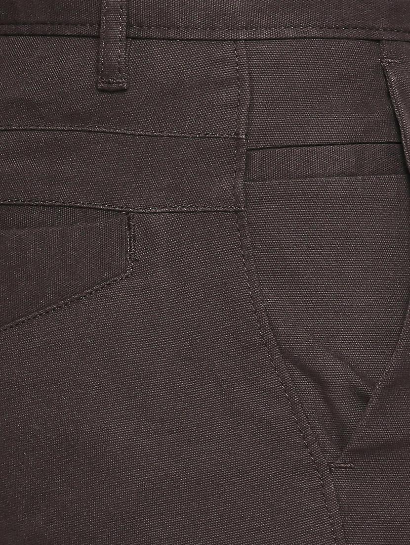 brown solid chinos - 16611394 - Zoom Image - 5
