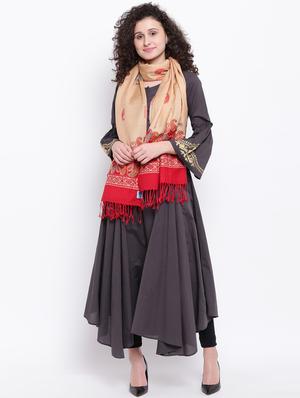 self-design wool shawl - 16611849 - Standard Image - 2