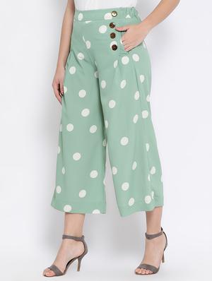 high rise button detail trouser - 16611911 - Standard Image - 2