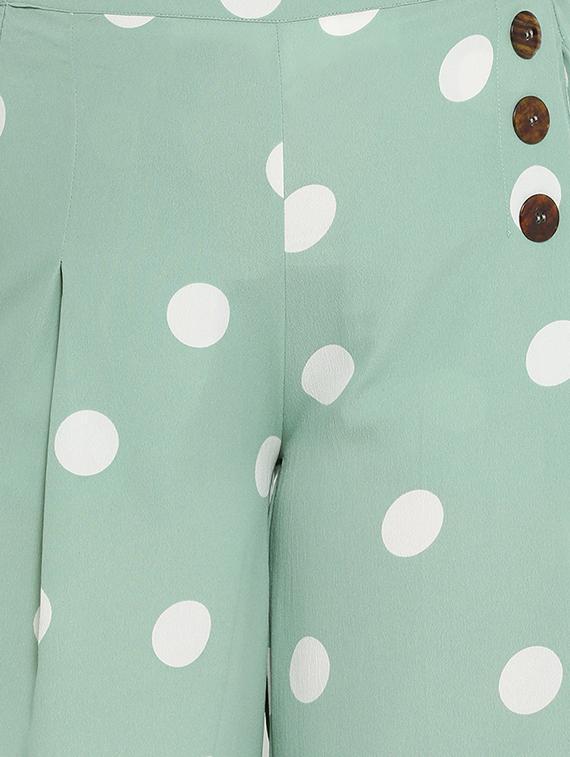 high rise button detail trouser - 16611911 - Zoom Image - 5