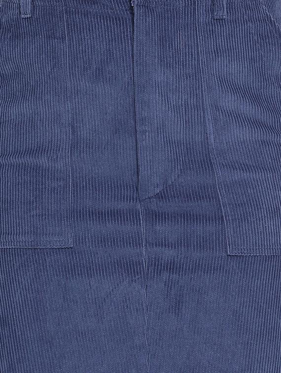 high rise denim a-line skirt - 16612021 - Zoom Image - 5