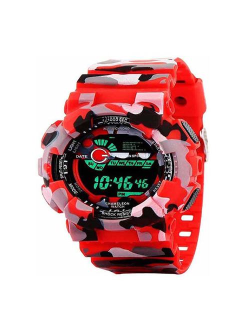 veens round dial digital watch-(vn568) - 16612650 - Standard Image - 1