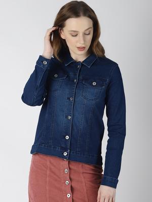 pocket detail denim jacket - 16614147 - Standard Image - 2