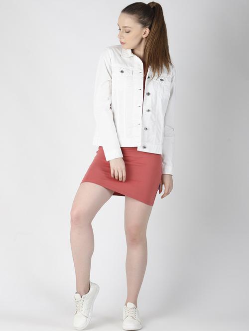 pocket detail denim jacket - 16614149 - Standard Image - 1
