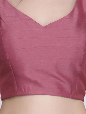 silk solid blouse - 16614351 - Standard Image - 5