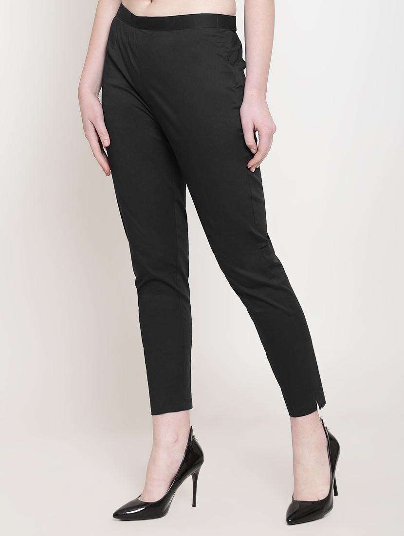 mid rise flat front trouser - 16614661 - Zoom Image - 2