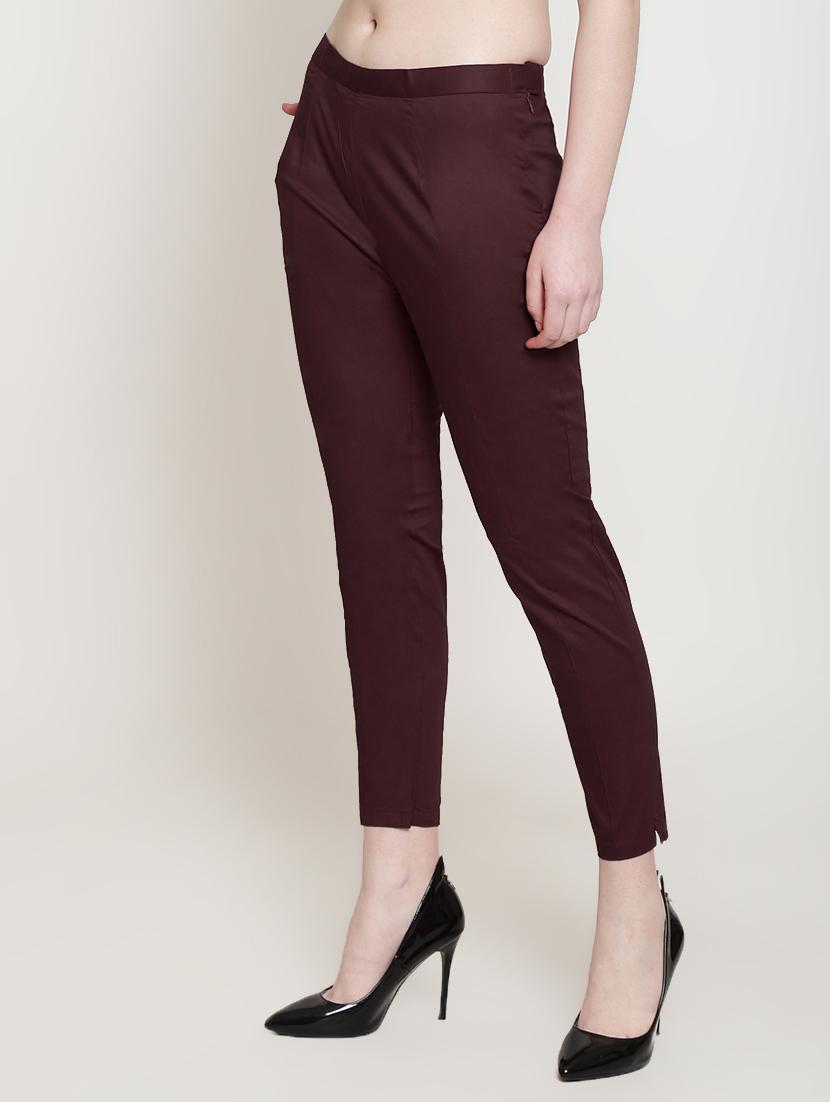 mid rise flat front trouser - 16614662 - Zoom Image - 2