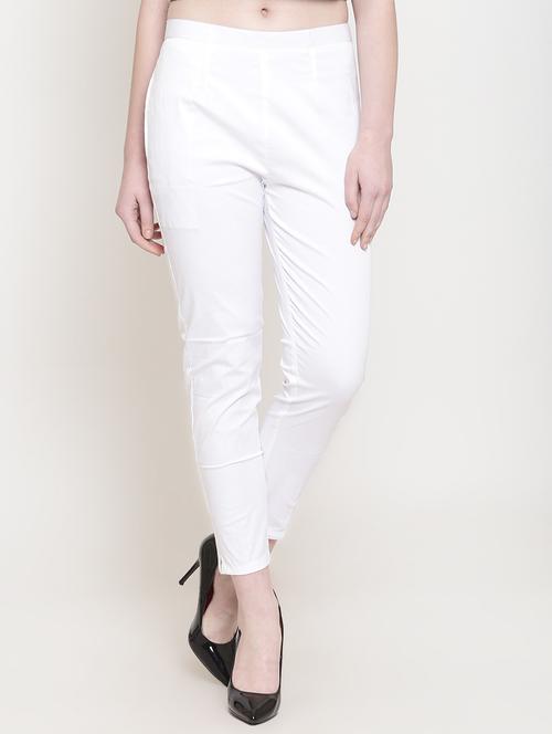 mid rise flat front trouser - 16614667 - Standard Image - 1