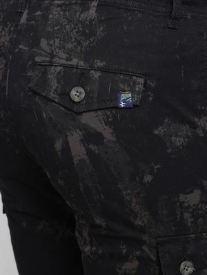 black printed cargo - 16615206 - Standard Image - 5