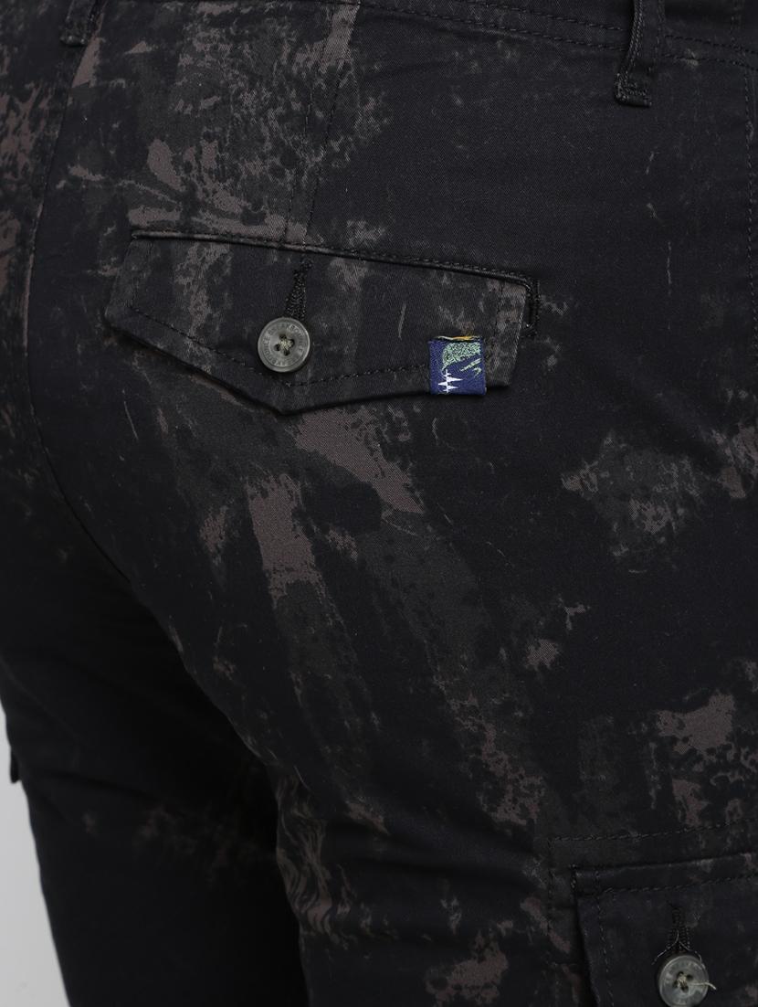 black printed cargo - 16615206 - Zoom Image - 5