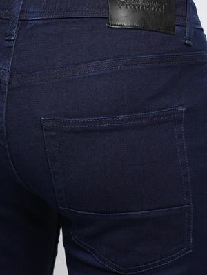 blue solid plain jeans - 16615223 - Standard Image - 5