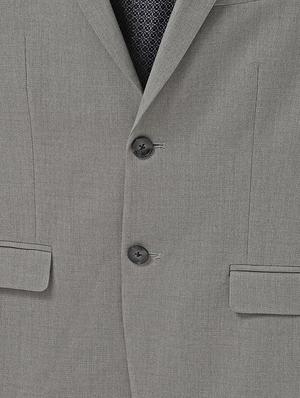 grey solid single breasted formal blazer - 16615712 - Standard Image - 5