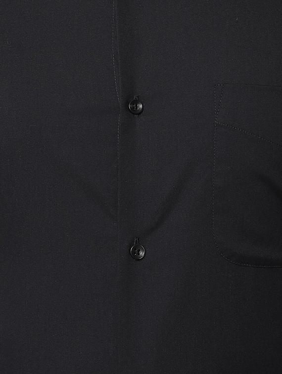 black solid formal shirt - 16615823 - Zoom Image - 5