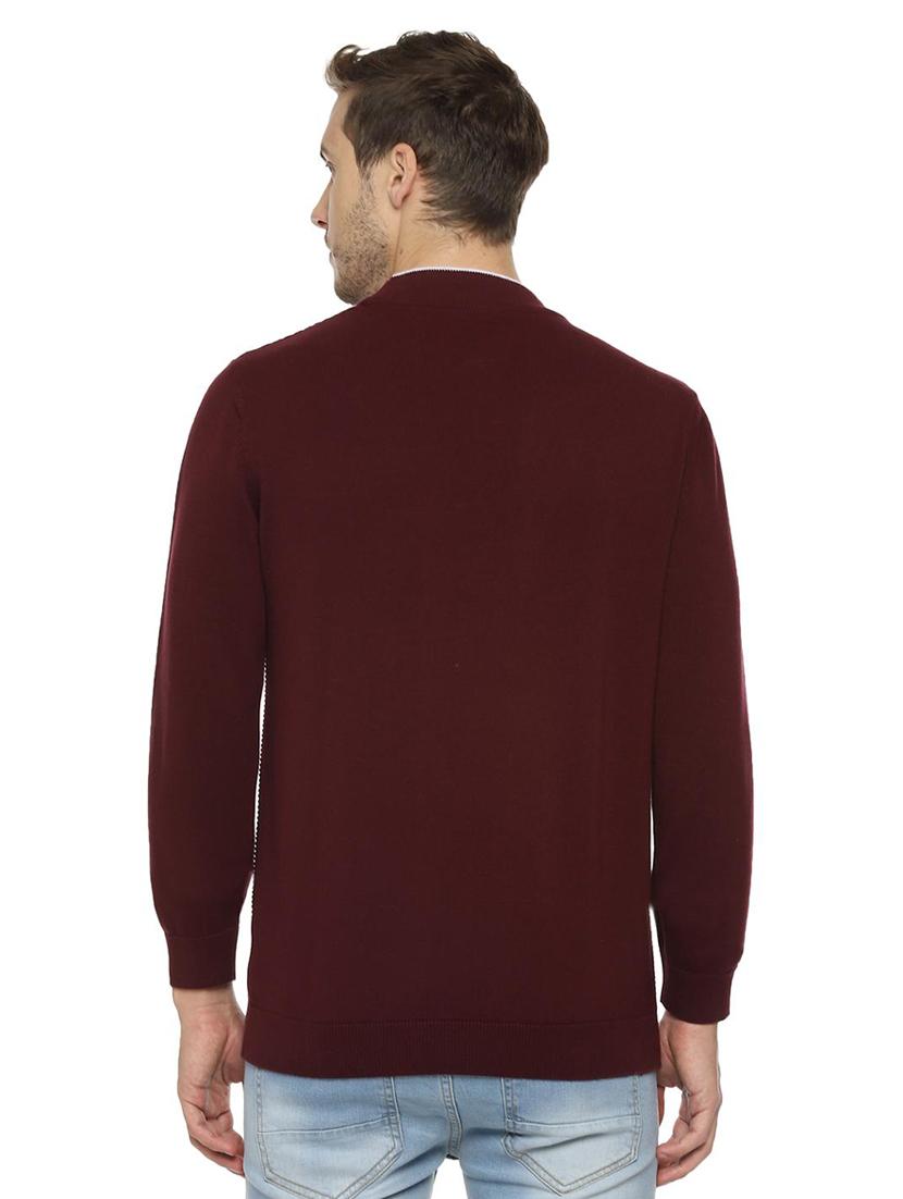 red self design pullover - 16616029 - Zoom Image - 2