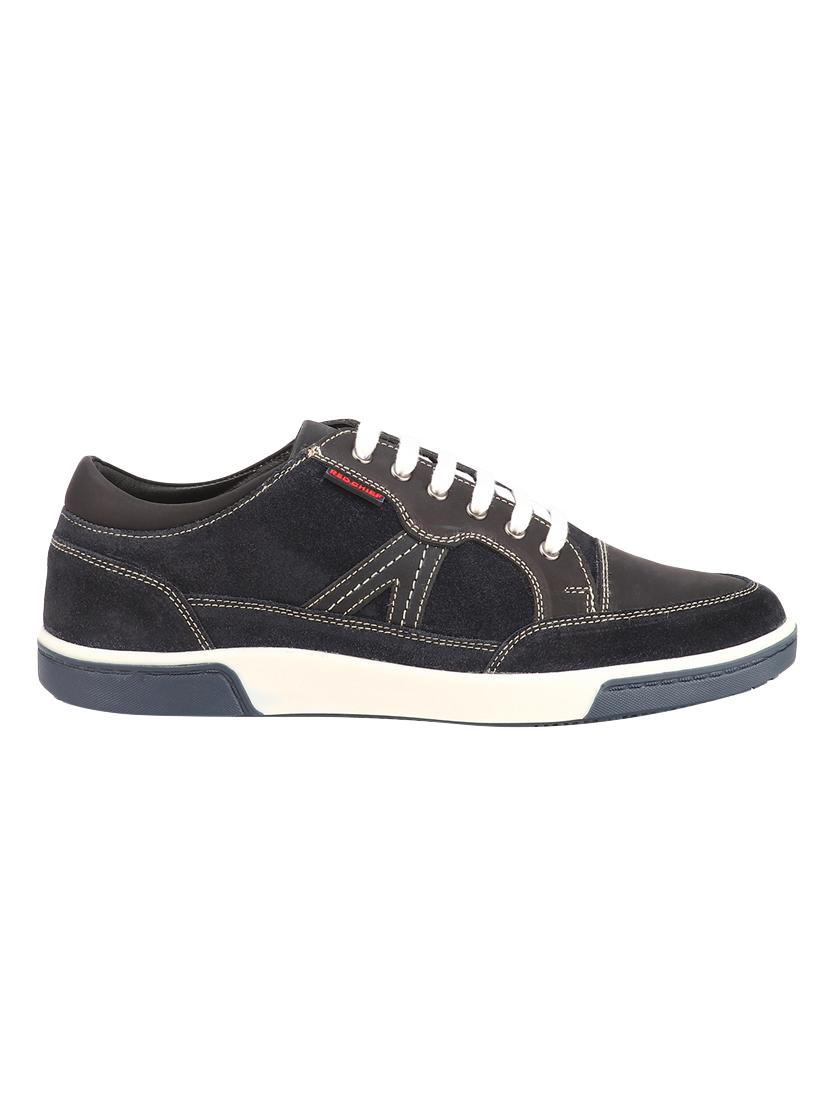 blue suede lace up sneakers - 16616167 - Zoom Image - 2