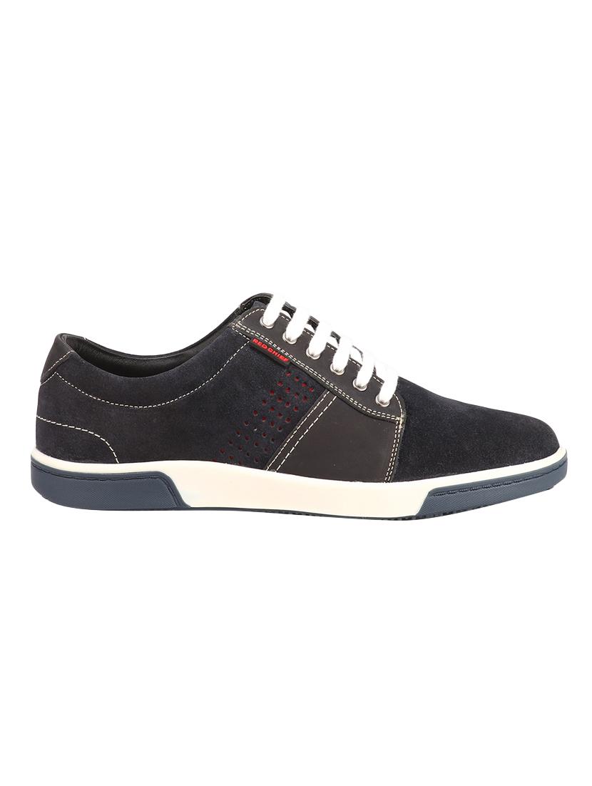 blue suede lace up sneakers - 16616170 - Zoom Image - 2
