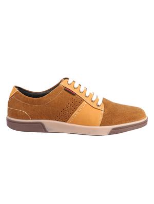 brown suede lace up sneakers - 16616171 - Standard Image - 2