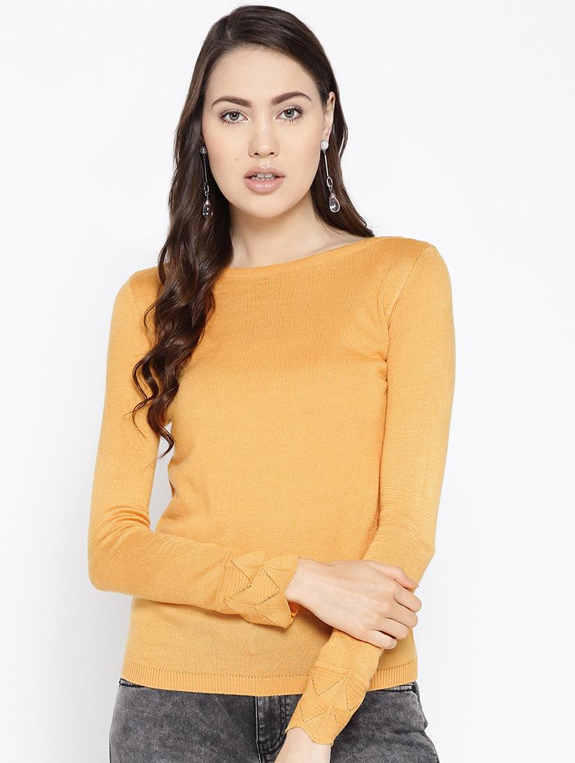 crew neck solid pullover - 16616295 - Zoom Image - 2