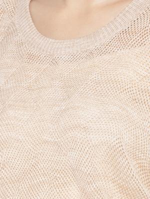 round neck long pullover - 16616297 - Standard Image - 5