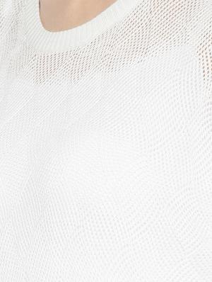 round neck long pullover - 16616298 - Standard Image - 5