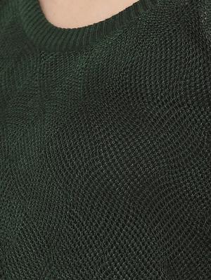 round neck long pullover - 16616299 - Standard Image - 5