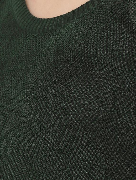 round neck long pullover - 16616299 - Zoom Image - 5