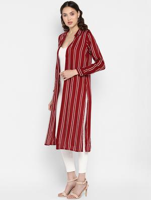 red rayon shrug - 16616366 - Standard Image - 2