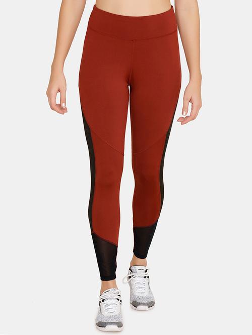 high rise sports leggings - 16617178 - Standard Image - 1