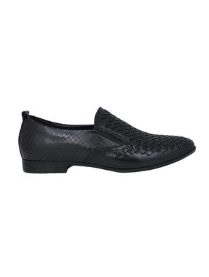 black leather slip ons - 16618147 - Standard Image - 2