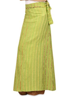 tie knot flared wrap skirt - 16618215 - Standard Image - 2