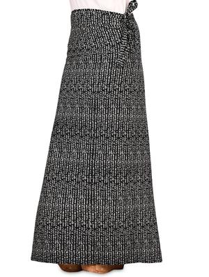 tie knot flared wrap skirt - 16618222 - Standard Image - 2