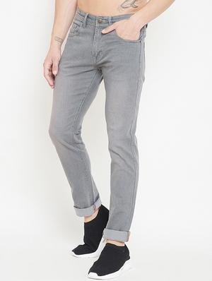grey light washed jeans - 16618378 - Standard Image - 2
