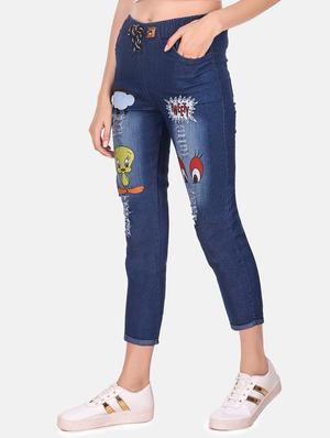 drawstring waist quirky jean - 16618783 - Standard Image - 2