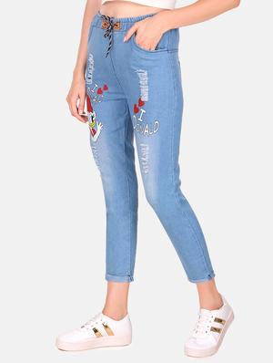 drawstring waist quirky jean - 16618784 - Standard Image - 2