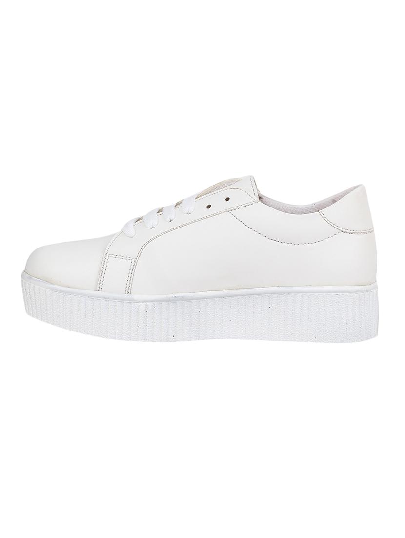 white lace-up sneakers - 16618867 - Zoom Image - 2