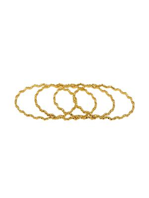 gold metal bangle - 16618910 - Standard Image - 2