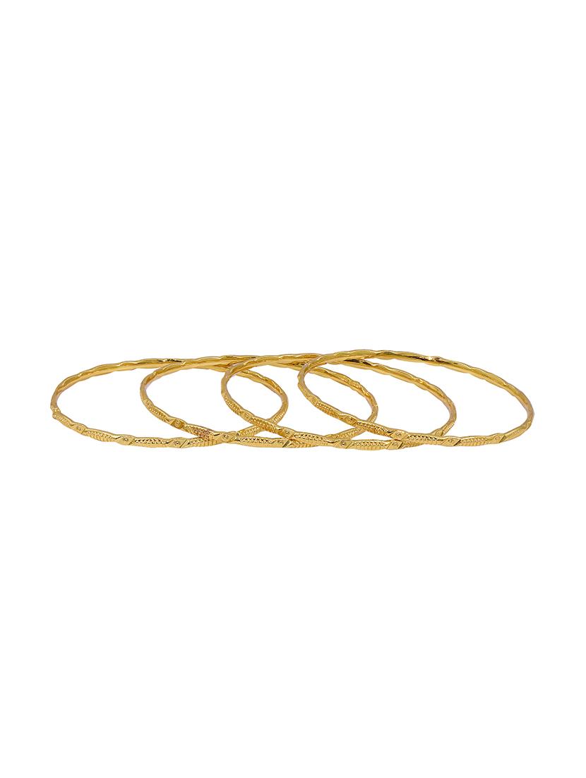 gold metal bangle - 16618911 - Zoom Image - 2
