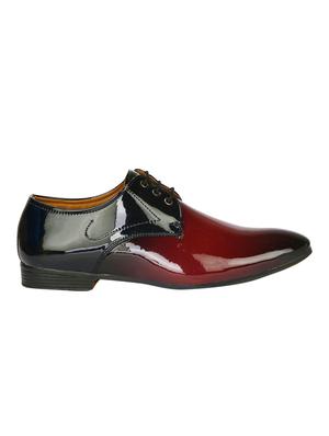 red patent leather lace-up derbys - 16618991 - Standard Image - 2